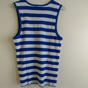 J. Crew Tops - J CREW Blue and White Striped Tank Top J. Crew Tops - J CREW Blue and White Striped Tank Top